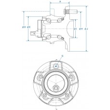 Ступица колеса Japanparts KK22089
