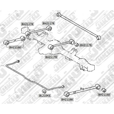 Сайлентблок подвески JIKIU BH21168