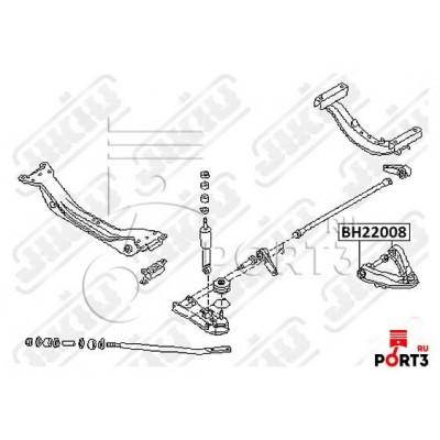 Сайлентблок подвески JIKIU BH22008