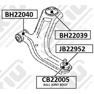 Опора шаровая JIKIU JB22952