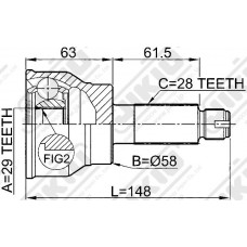 Шрус JIKIU JC29014