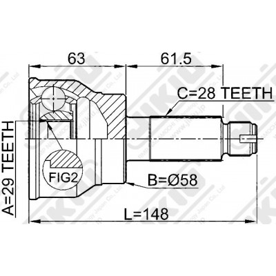 Шрус JIKIU JC29014