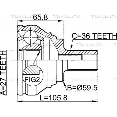 ШРУС JIKIU JC33016