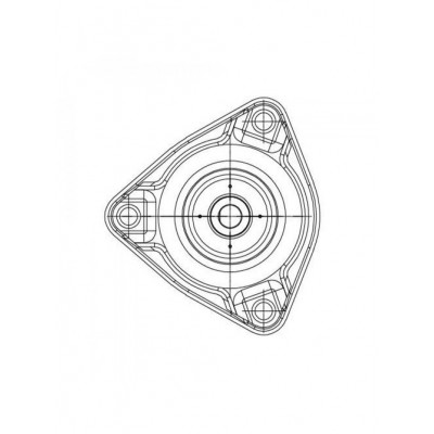 Опора амортизатора JIKIU MS11002