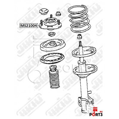 Опора амортизационной стойки JIKIU MS21004
