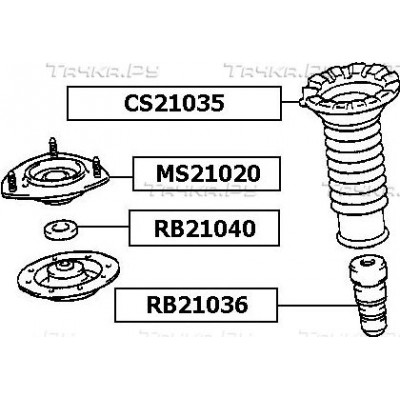 Опора амортизатора JIKIU MS21020