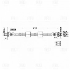 Шланг тормозной JP Group 1461600200