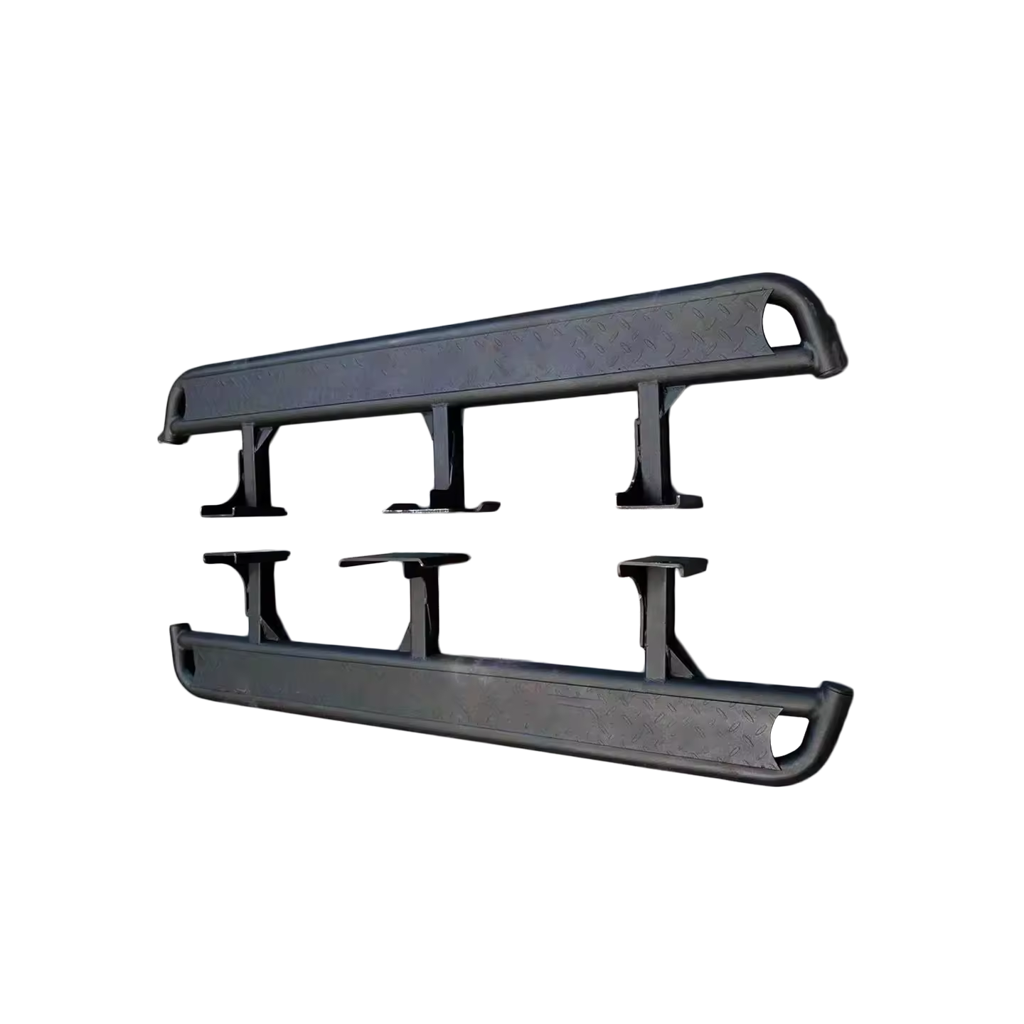 Боковые Подножки для Toyota Fj Cruiser, Стальные, Черного Цвета