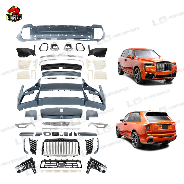 Новый Дизайн Обвеса для Rolls-royce Cullinan, Черный Pp Материал