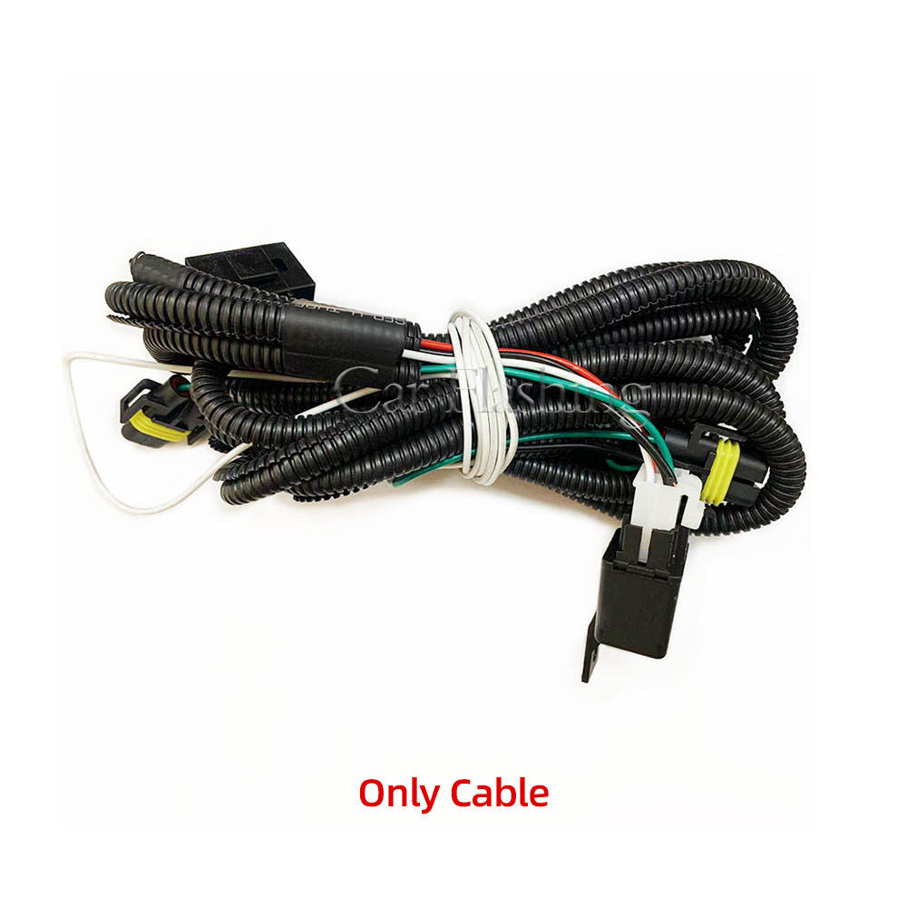 Противотуманные Фары Angel Eye для Peugeot Boxer - Белый Цвет, Светодиодные, Drl (Провод)