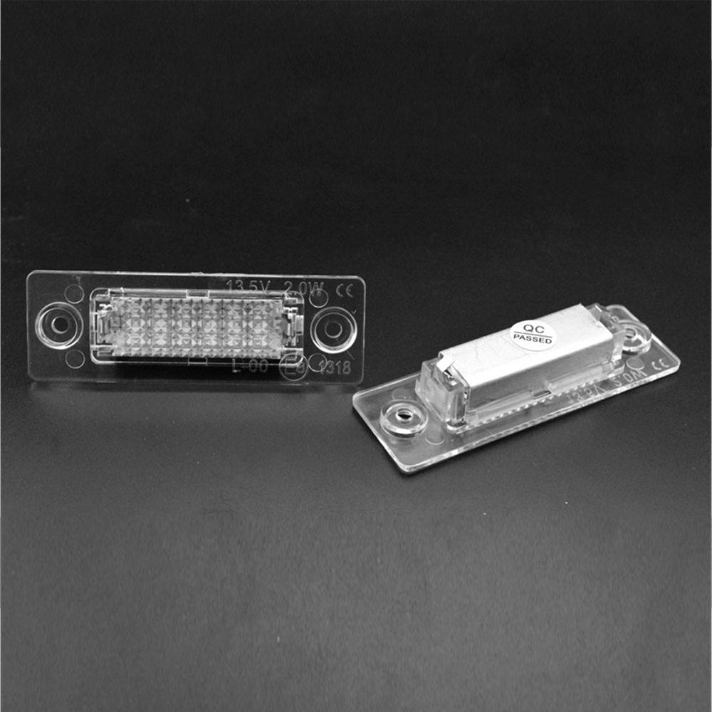 Лампа для Номерного Знака Автомобиля Led 18 Светодиодов для Skoda/volkswagen Холодный Белый