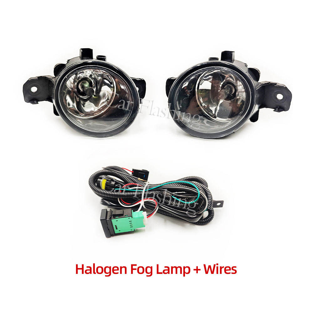 Противотуманные Фары Nissan Primera Белого Цвета из Абс и Светодиодов (Галоген и провода)