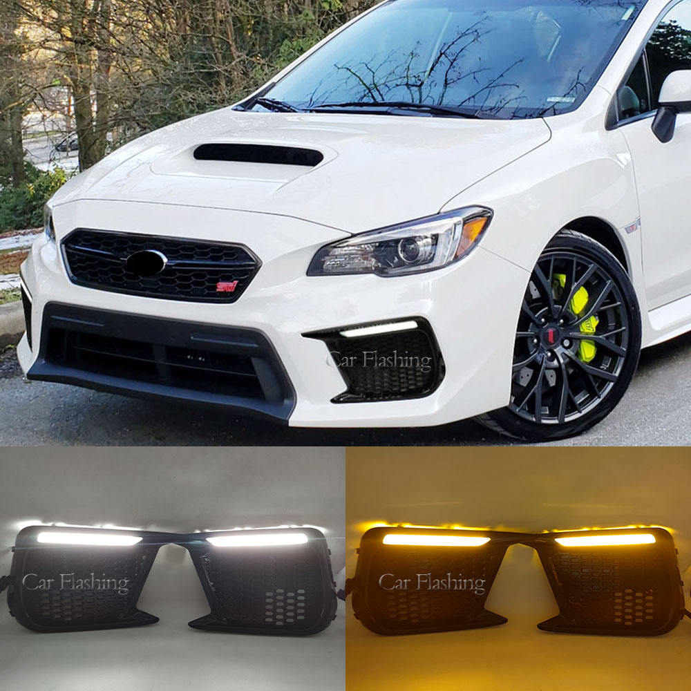 Светодиодные Дневные Ходовые Огни Drl для Subaru Wrx, Белый, Водонепроницаемые
