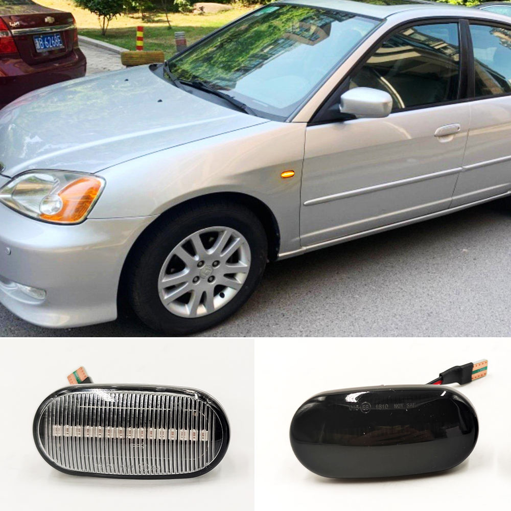 Боковой Габаритный Фонарь Honda Accord Civic Crx S2000 Del Sol, Светодиодный, Пластик, с Поворотником
