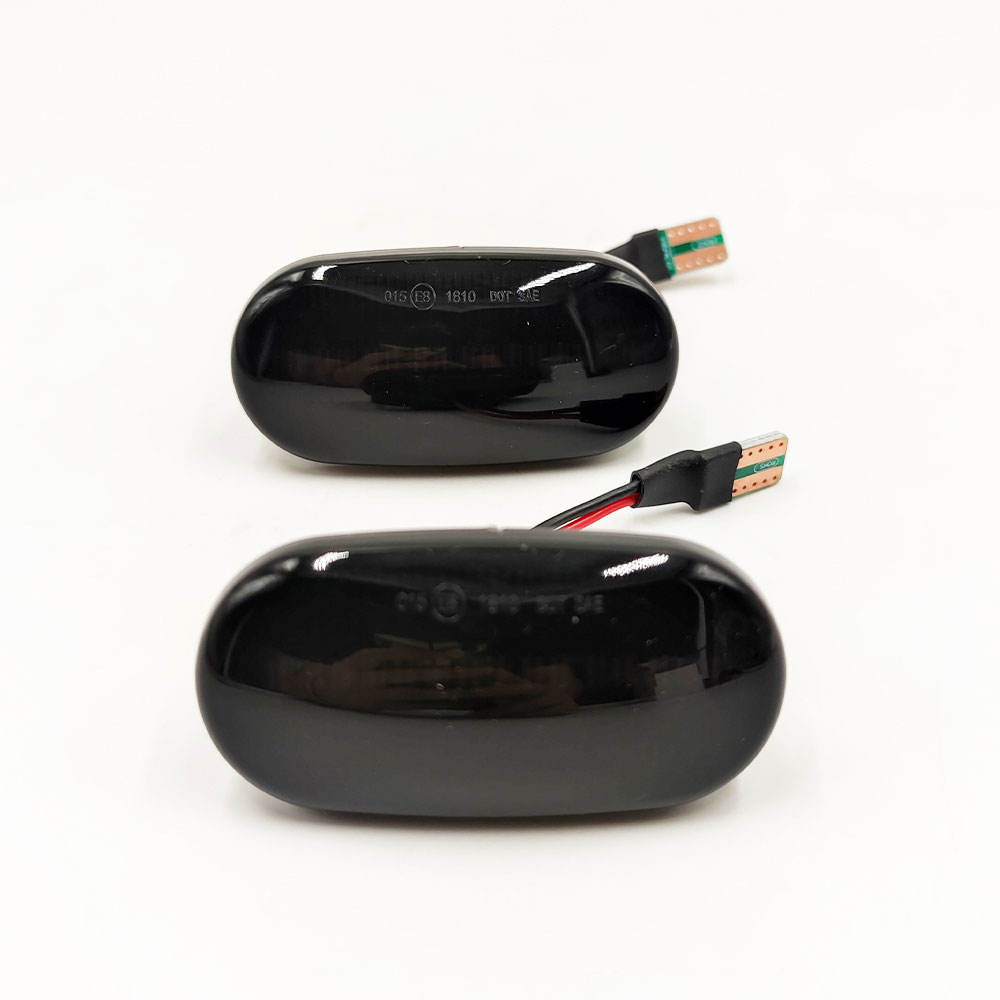 Боковой Габаритный Фонарь Honda Accord Civic Crx S2000 Del Sol, Светодиодный, Пластик, с Поворотником (Черная крышка динамического сигнала)