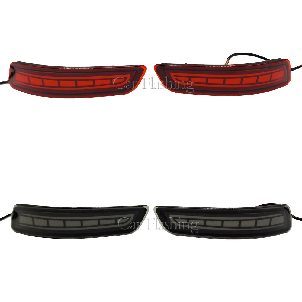 Светодиодный Отражатель Заднего Бампера для Toyota Corolla Altis и Lexus Gs250/es250, Красный, Abs + Светодиод