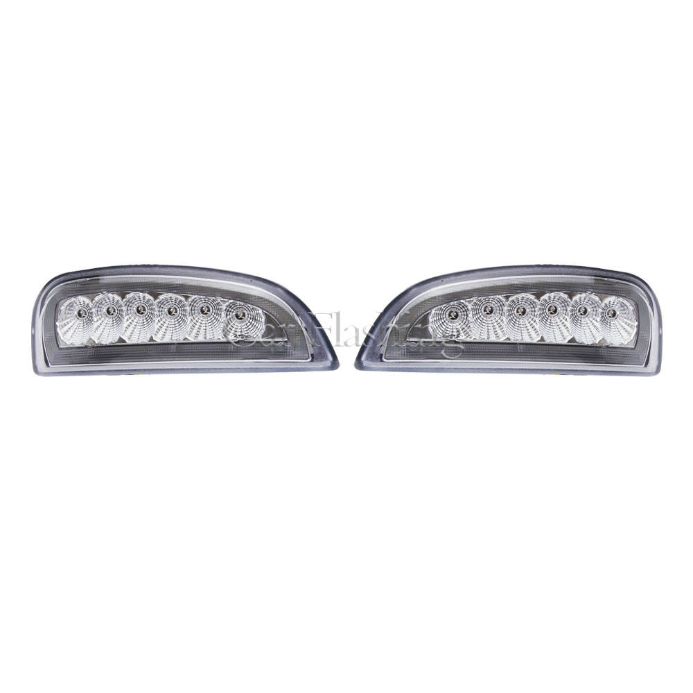 Светодиодные Поворотники и Ходовые Огни для Porsche Cayenne - Белый Абс + Светодиод