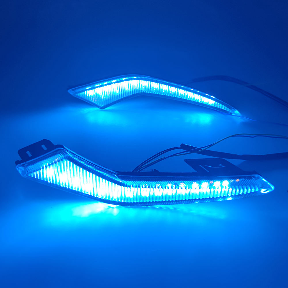 Дневные Ходовые Огни Toyota Corolla Levin Белого Цвета из Абс и Светодиодов