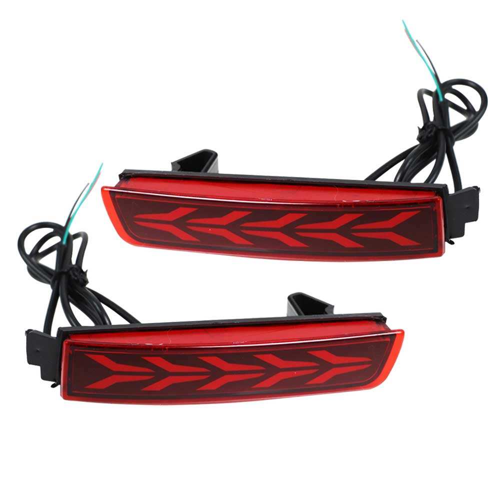 Светодиодный Задний Стоп-сигнал для Nissan и Infiniti, Красный Абс + Светодиод (Модель B)
