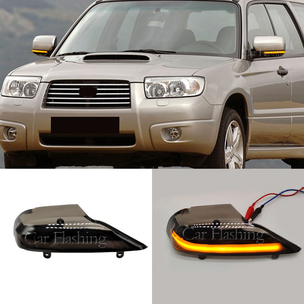 Повторитель Зеркал Subaru Красный Led