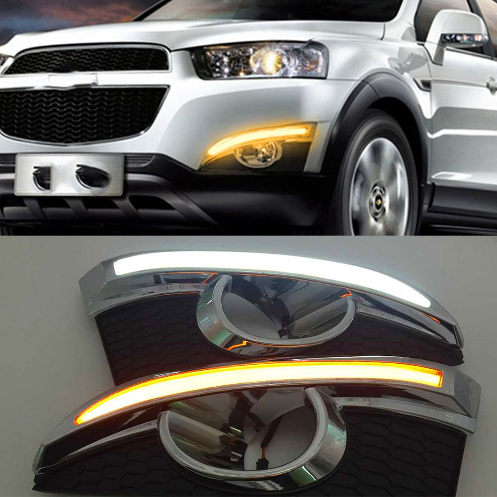 Светодиодные Указатели Поворота для Chevrolet Captiva, Белого Цвета, из Abs + Светодиодов
