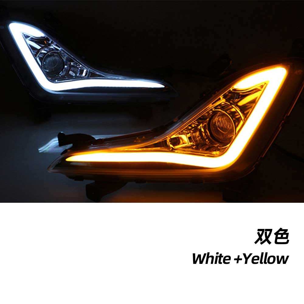 Противотуманные Светодиодные Фары для Hyundai Elantra, Белый Цвет, Абс + Светодиод