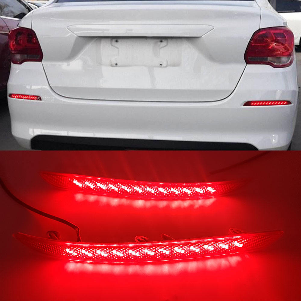 Светодиодный Отражатель для Заднего Бампера Chevrolet Cavalier, Красный, Abs + Светодиод, Автомобильный Аксессуар