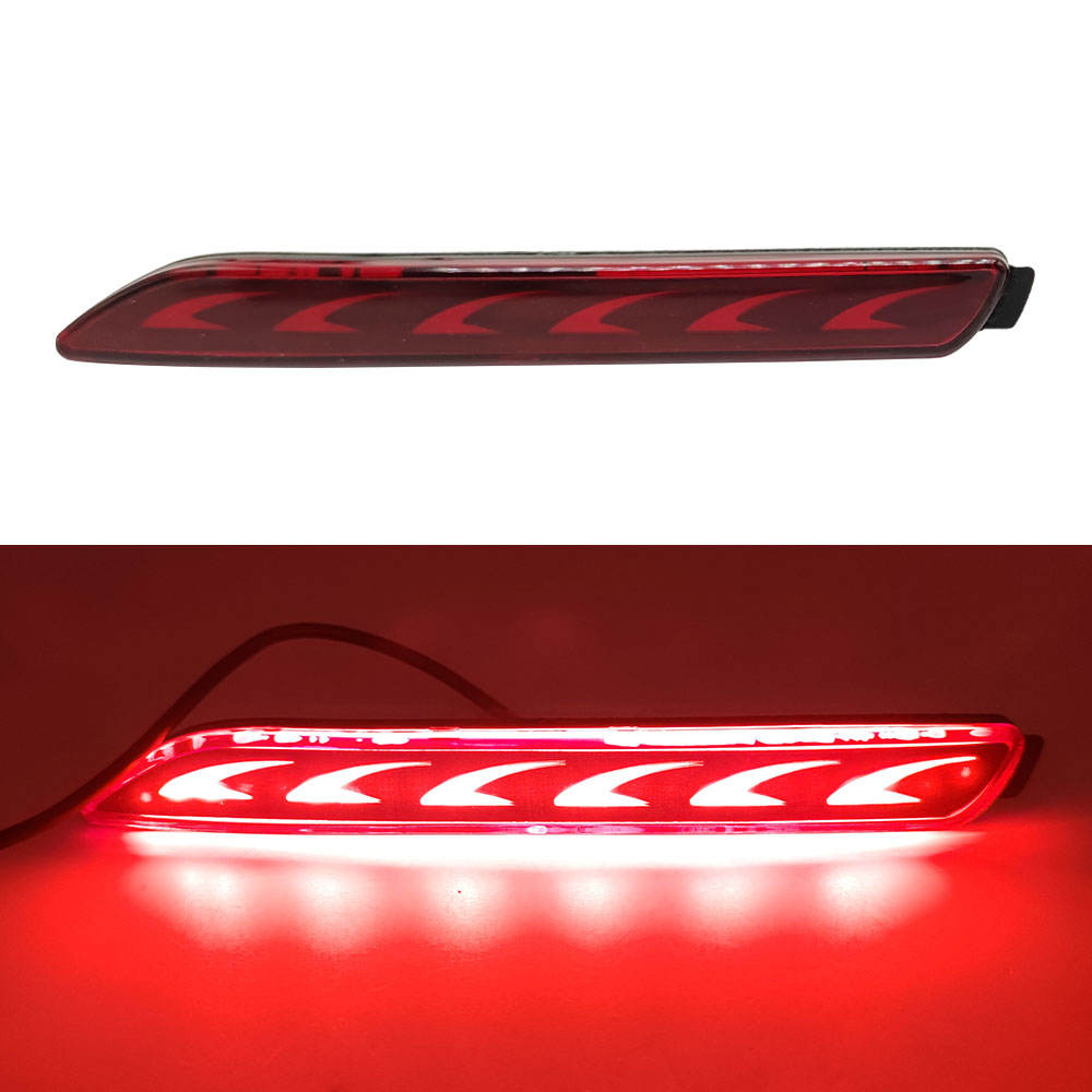 Задний Отражатель Бампера для Lexus Toyota Красный Светодиодный (Модель D)