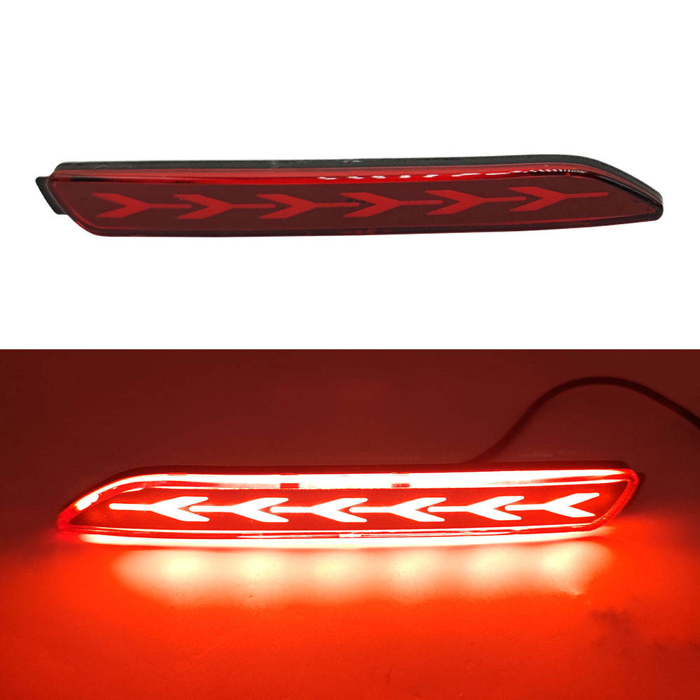 Задний Отражатель Бампера для Lexus Toyota Красный Светодиодный (Модель E)