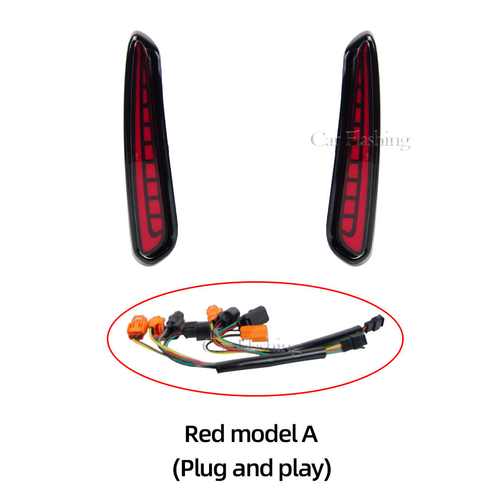 Светодиодный Задний Фонарь Honda Civic Type R Красного Цвета (Plug & play Красный A)