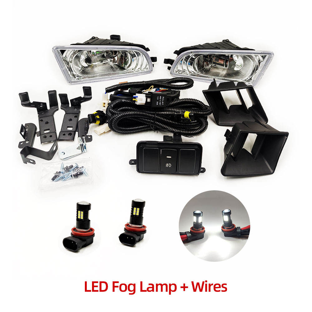 Противотуманные Фары для Honda Civic, Светодиодные Галогенные, Abs Пластик (Светодиодный набор с левым ручным приводом)