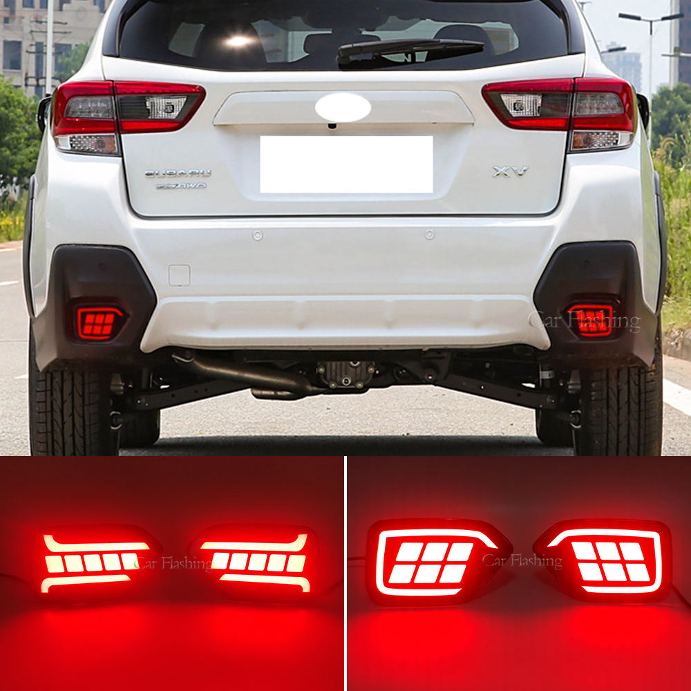 Светодиодный Отражатель Заднего Бампера для Subaru Outback Xv - Красный