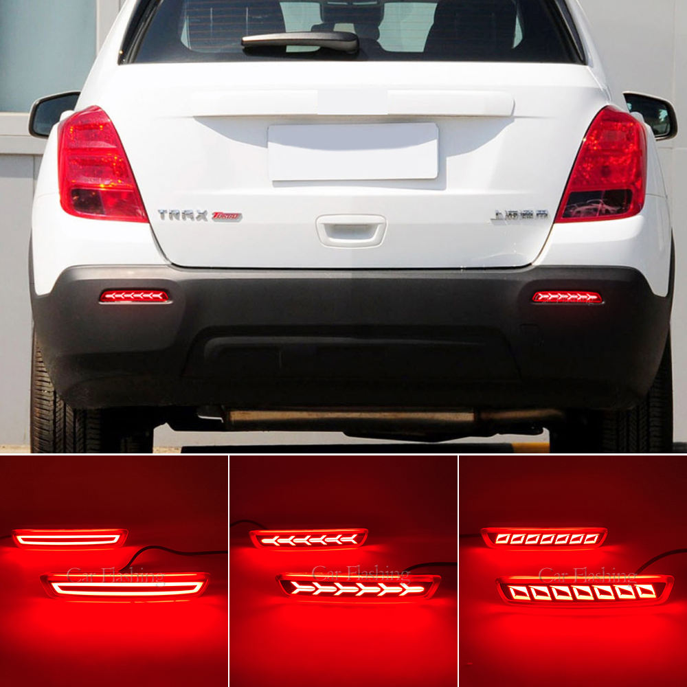 Светодиодный Отражатель Заднего Бампера Chevrolet Trax Красного Цвета