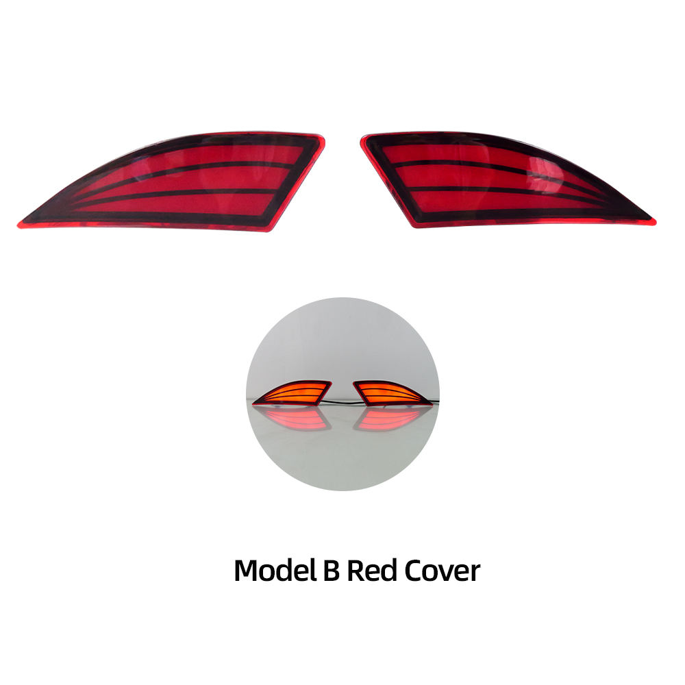 Фонарь Заднего Бампера для Lexus Rx Серии, Красный Светодиодный, Абс + Светодиод (Красная Модель B)