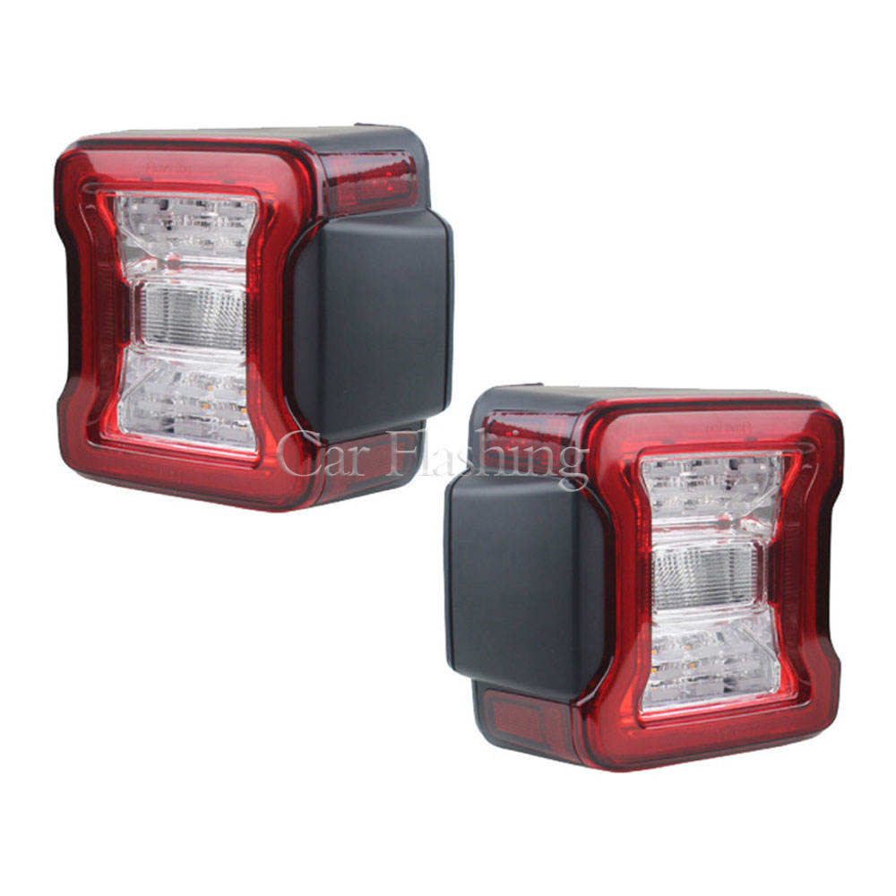 Задний Фонарь для Jeep Wrangler Drl, Поворотный Сигнал, Красный Светодиод