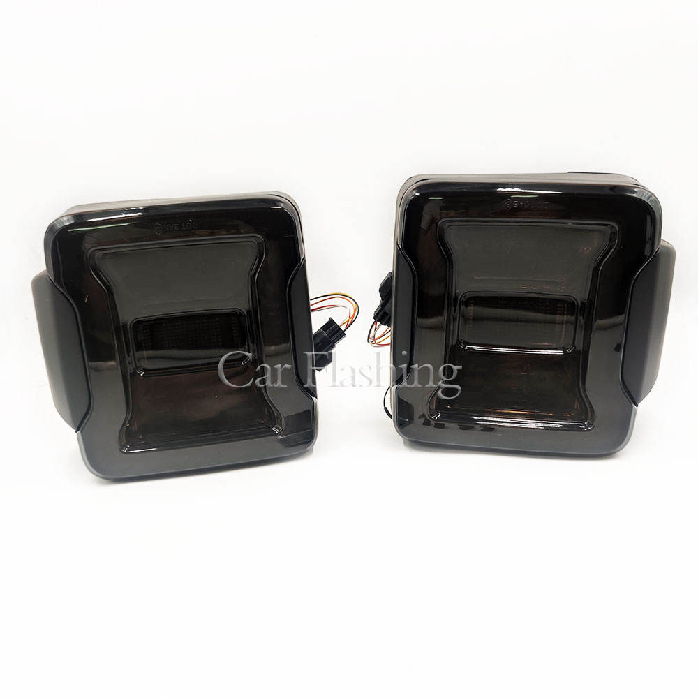 Задний Фонарь для Jeep Wrangler Drl, Поворотный Сигнал, Красный Светодиод (Крышка дыма Европейская версия)