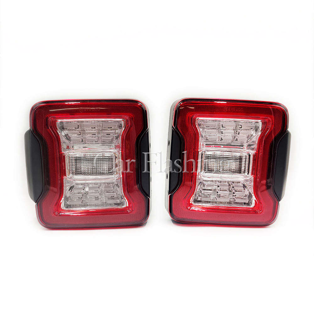 Задний фонарь Jeep Wrangler 2007-2018, красный светодиод, с поворотным сигналом, пластиковый корпус.