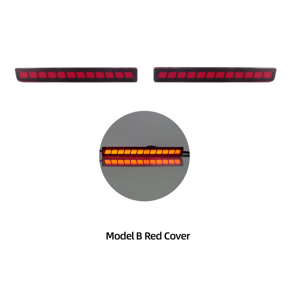 Задние Бамперные Лампы Mitsubishi Xforce Светодиодные Красные (Красный B)