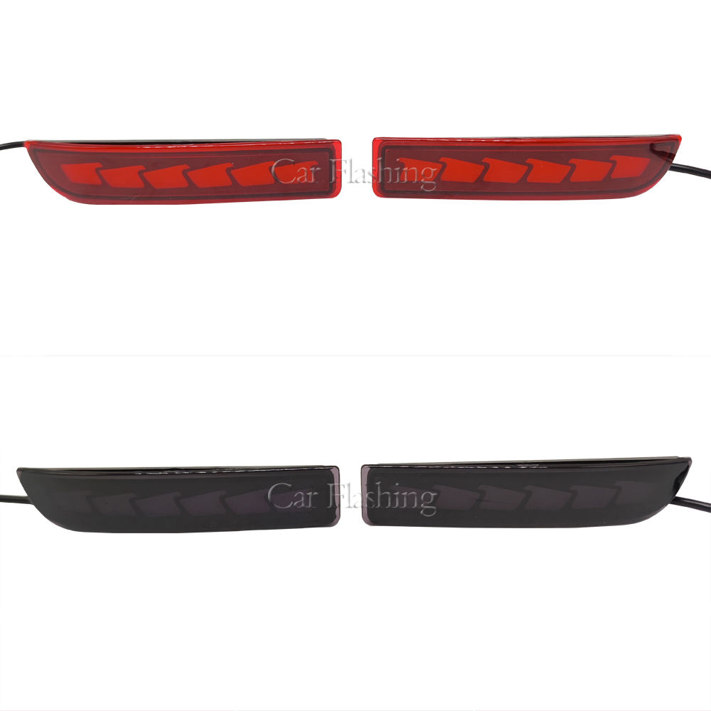 Светодиодный Отражатель Заднего Бампера Toyota Alphard/previa/rav4 Красный