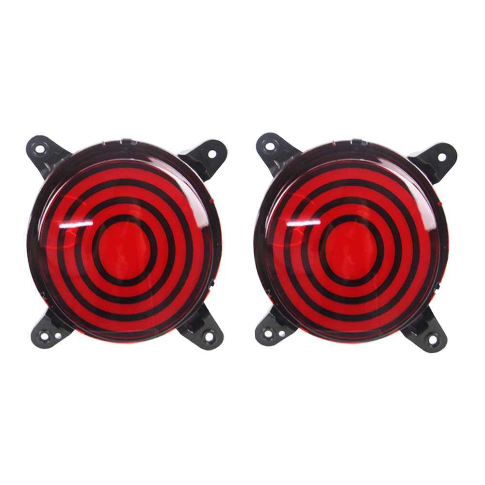 Задние Фонари Hyundai I10 Красного Цвета, Абс + Светодиодные (Модель D 2 функции)