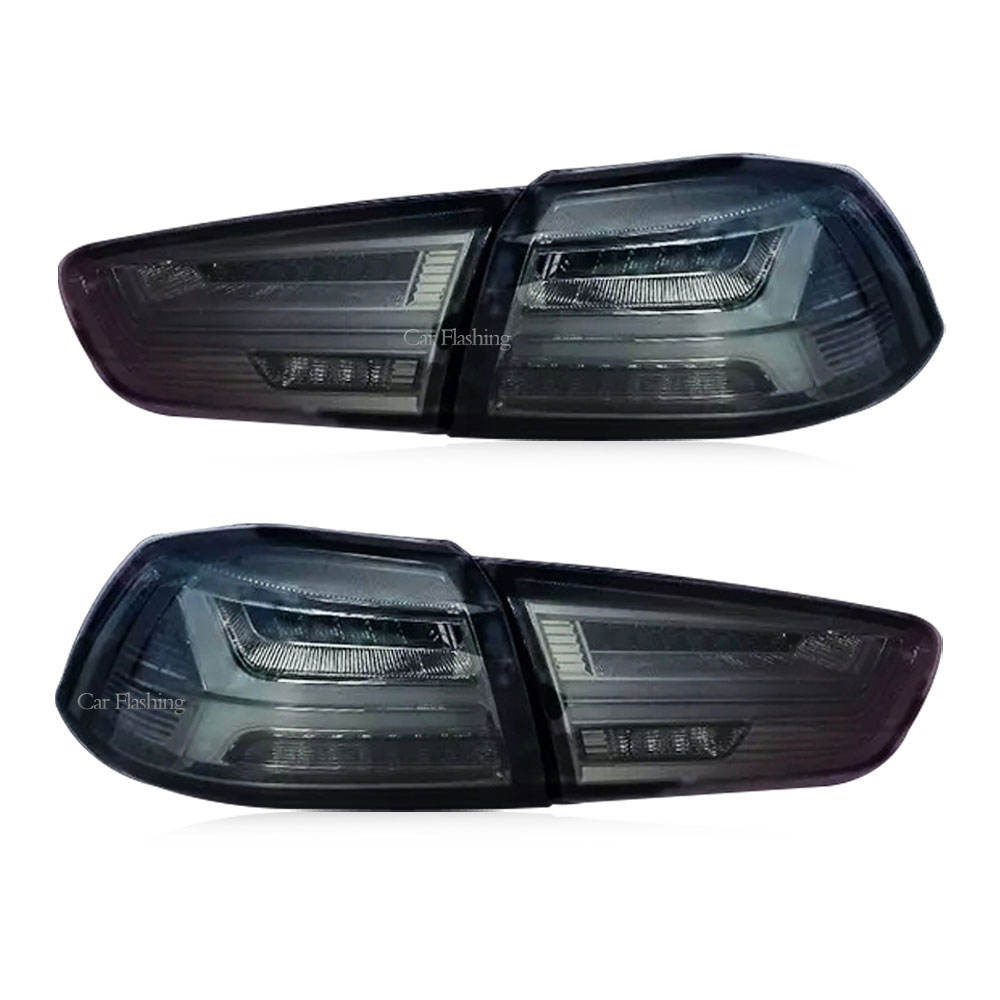 Задний Фонарь Mitsubishi Lancer Evolution Красный Светодиодный (Дымовая крышка)