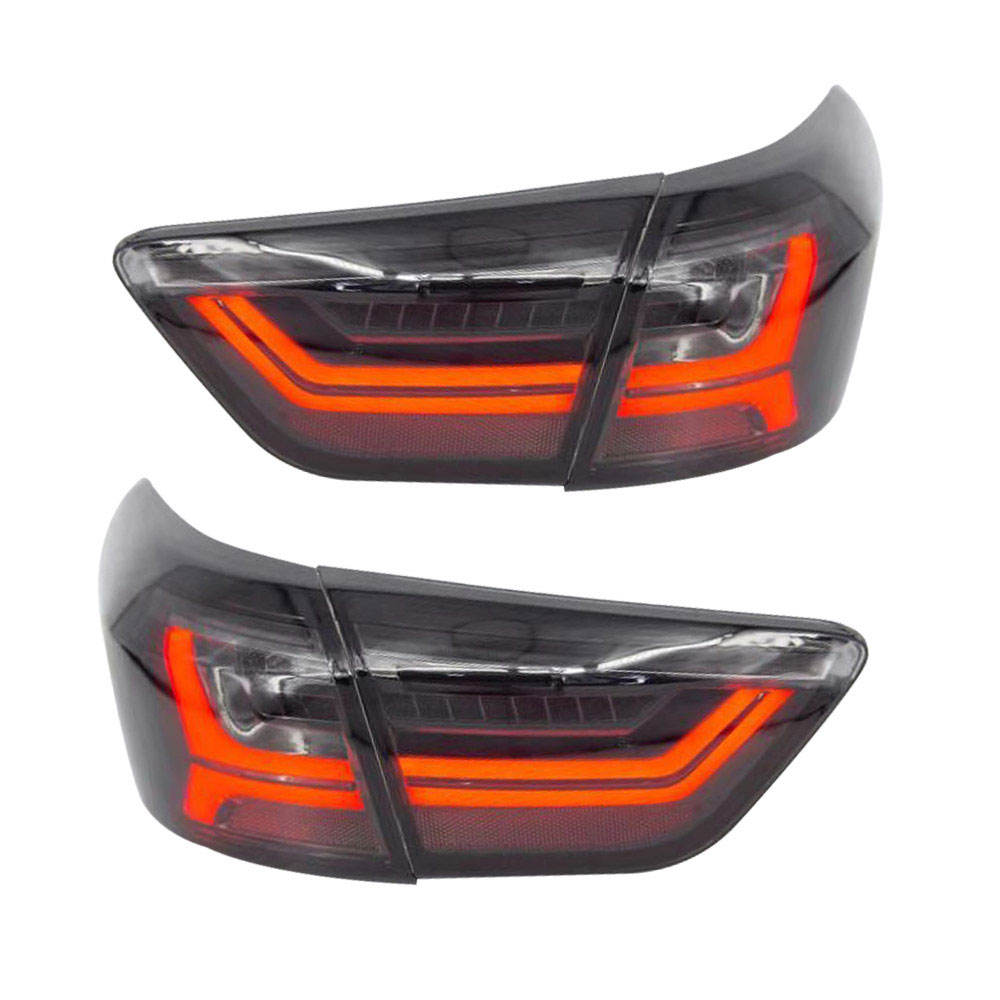 Задняя Фара Hyundai Creta Красного Цвета с Led-подсветкой (Дымовая крышка)