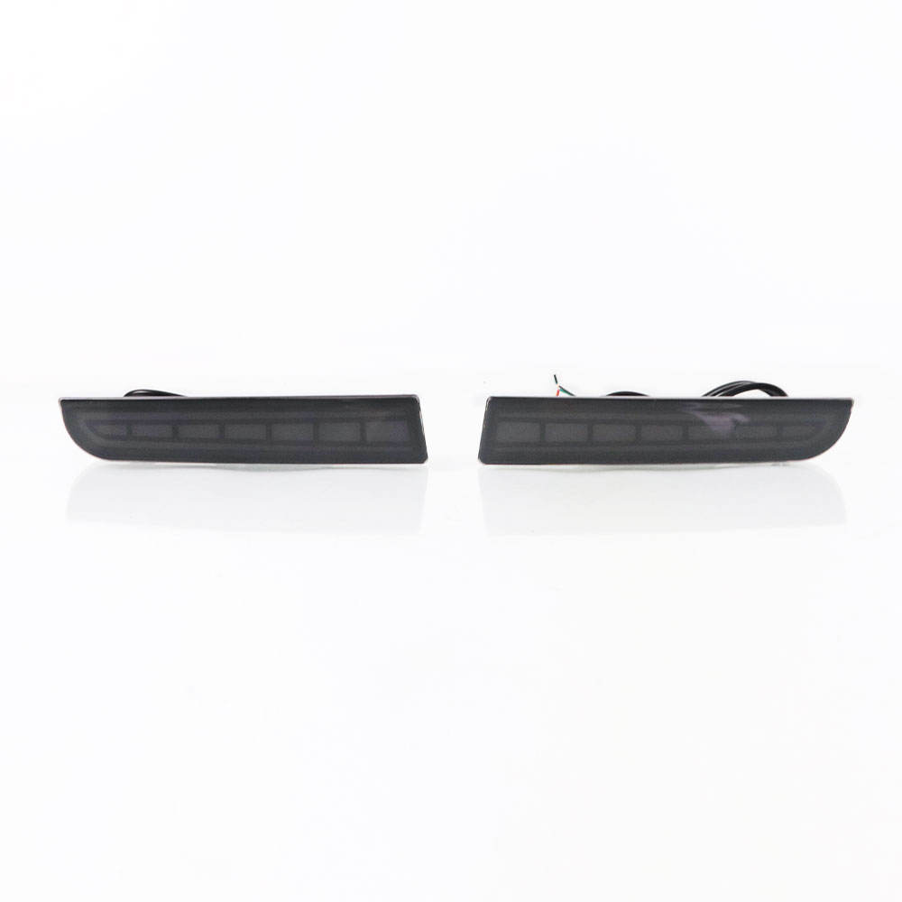 Светоотражатель Заднего Бампера для Mitsubishi Asx, Lancer Evolution, Rvr Красного Цвета из Abs+светодиодами (Крышка дыма модели B)