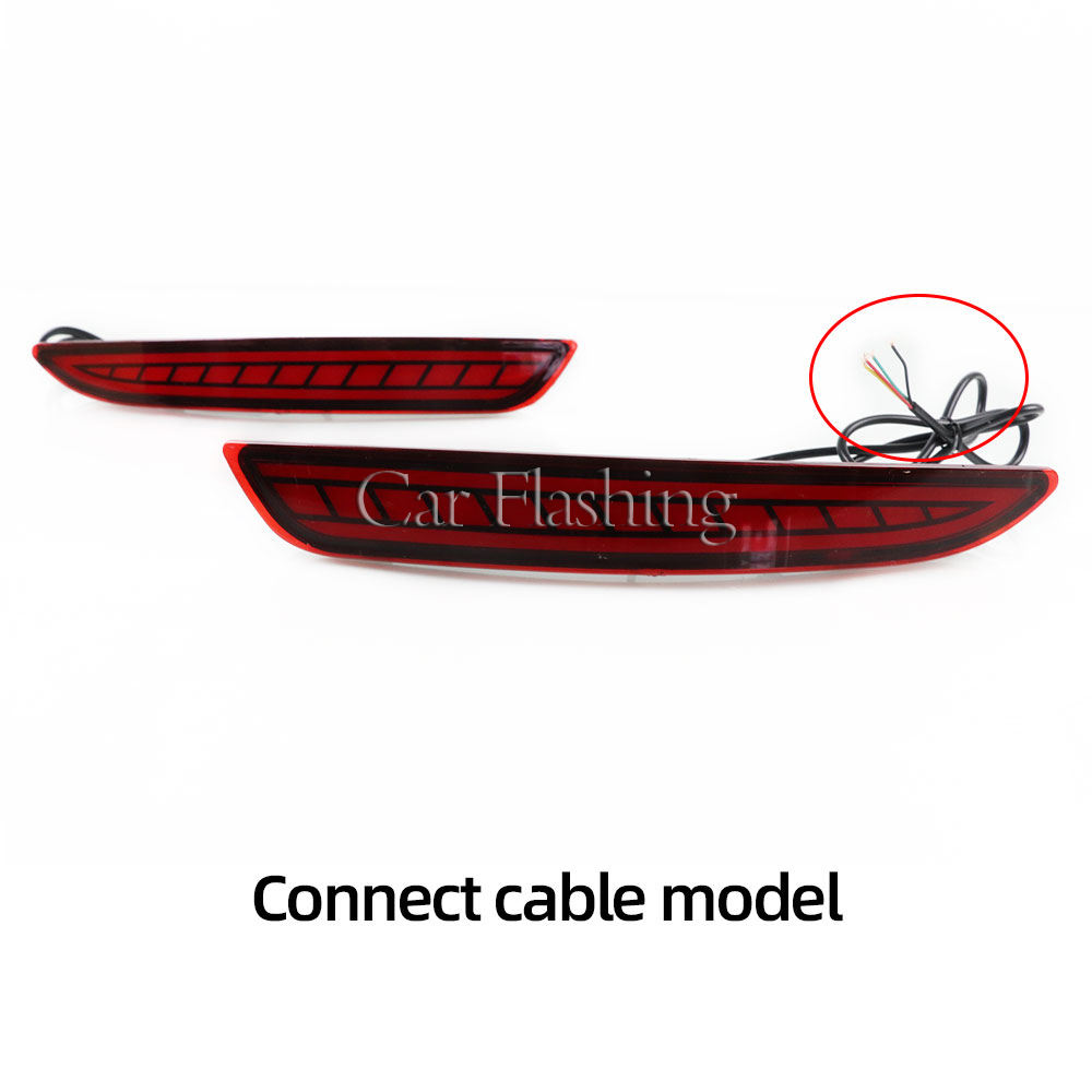 Задний Отражатель и Стоп-сигнал Mazda 3 Axela, Красный Светодиодный.