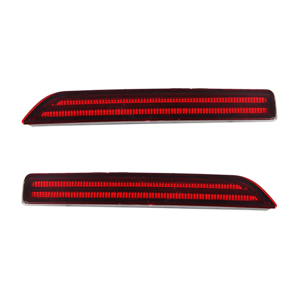 Светодиодные Отражатели для Заднего Бампера Nissan Murano Красного Цвета