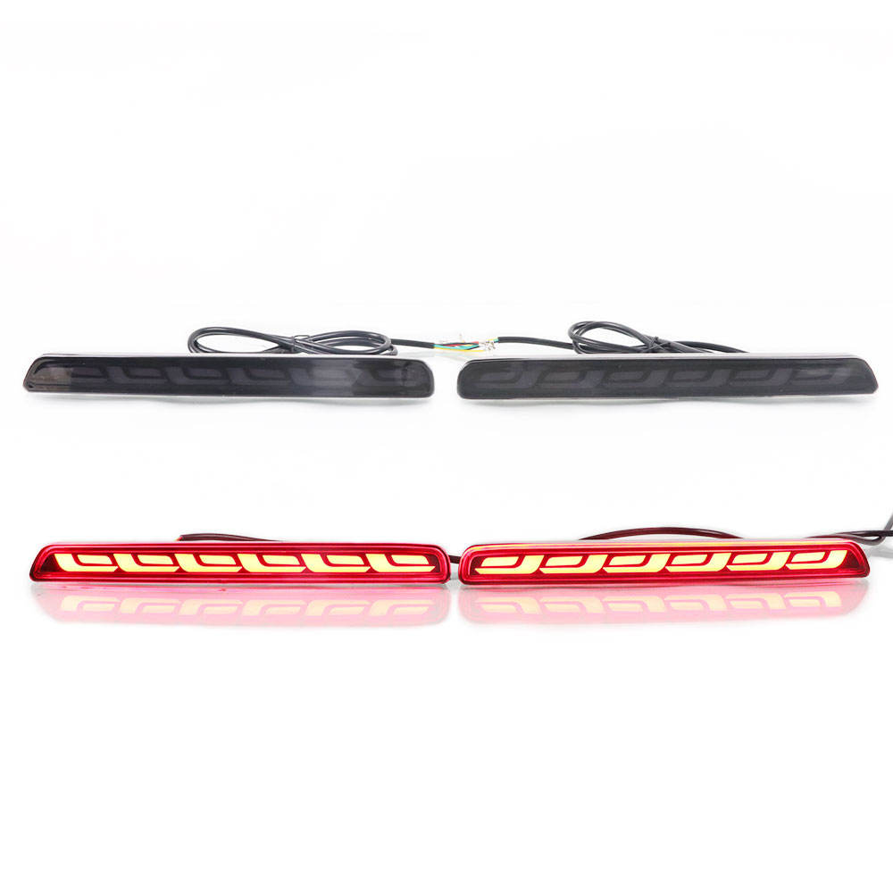 Задняя Противотуманная Фара Honda Cr-v Crv Красного Цвета, Abs + Светодиод (Крышка дыма модели B)