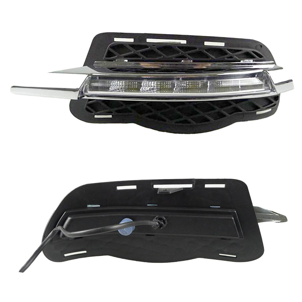 Дневные ходовые огни для Mercedes-Benz C-Klasse, ABS, светодиоды, до 2022 года выпуска
