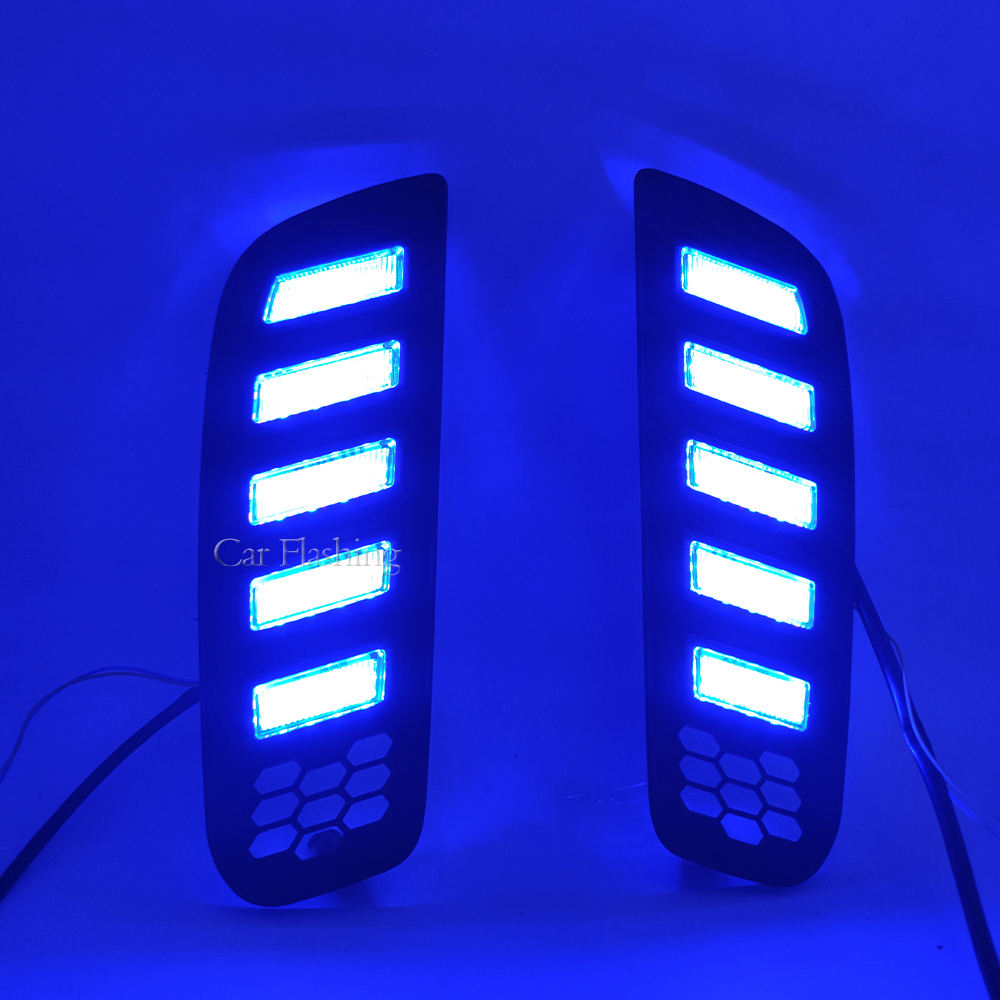 Дневные Ходовые Огни Mazda Cx-50 Белого Цвета из Abs с Желтым Поворотом (Белый желтый синий)