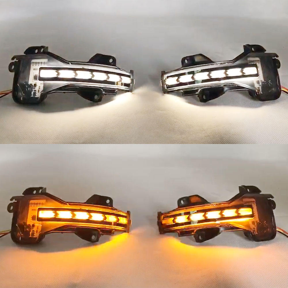 Поворотный сигнал для бокового зеркала Honda CR-V, желтый, пластик, до 2023 года.
