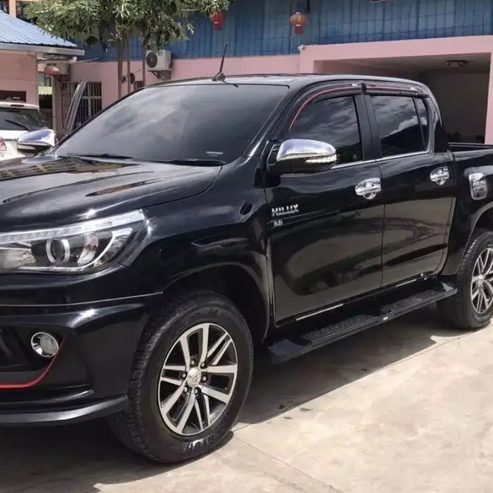 Боковое Зеркало с Led Сигналом для Toyota Hilux Fortuner Innova - Желтое, Abs+led